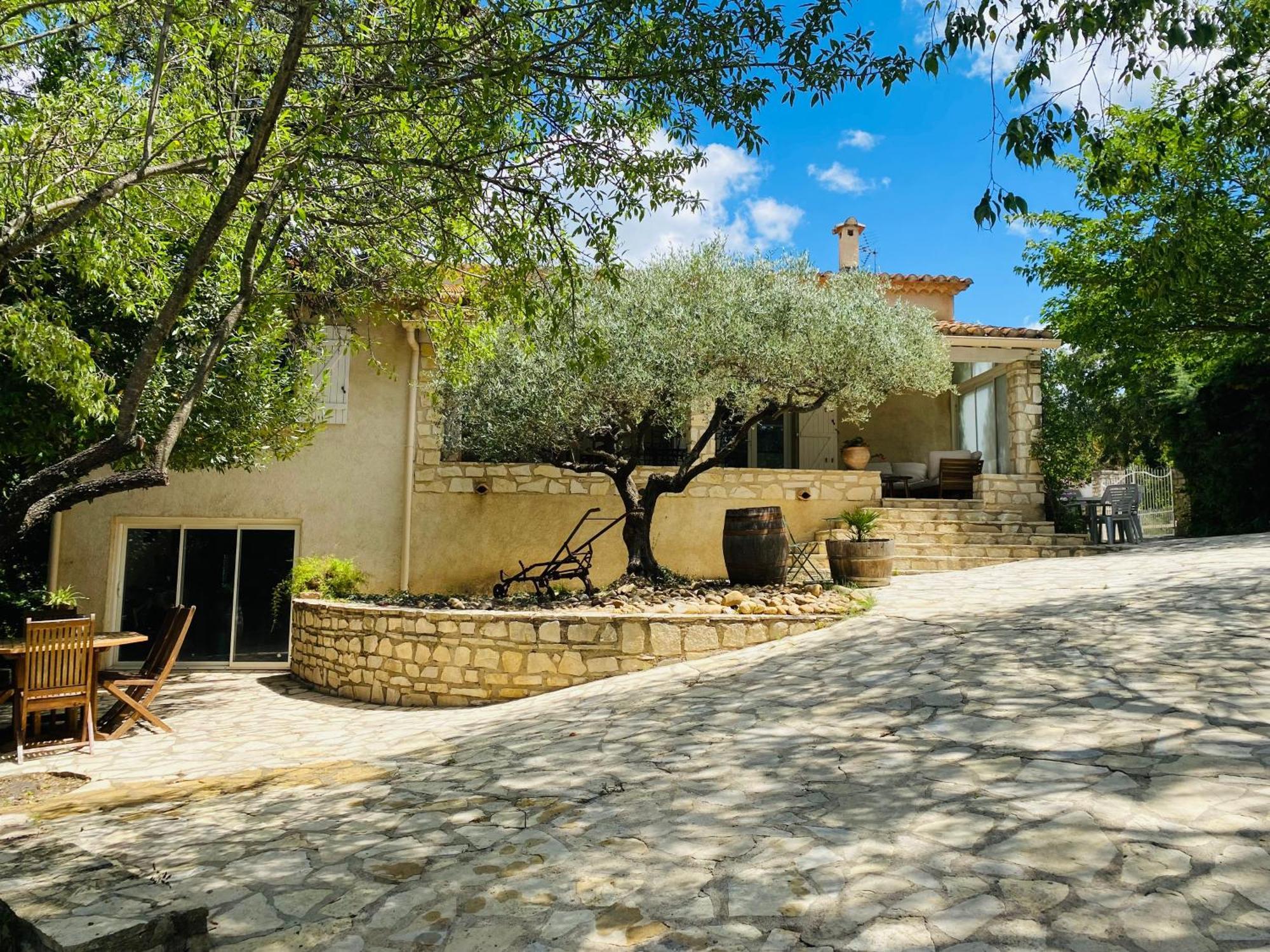 Magnifique Villa Typique Du Sud Avec Piscine Privee Et Jardin Mediterraneen Saint-Vincent-de-Barbeyrargues Extérieur photo